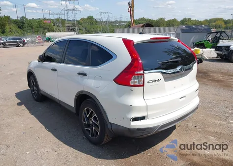 2016 Honda Cr-V Se из США, поврежденный, VIN 5J6RM3H40GL008672